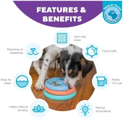 Outward Hound Puppy Lickin' Layers Slow Food Dog Bowl Outlet