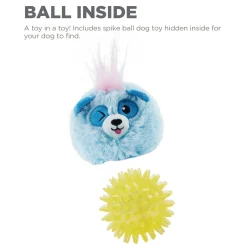 Outward Hound Reversi-Balls 2-in1- Plush & Ball Dog Toy - Panda Clearance