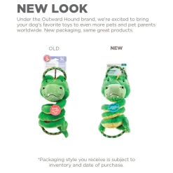 Outward Hound Springys Plush Fetch Dog Toy - Gator Outlet