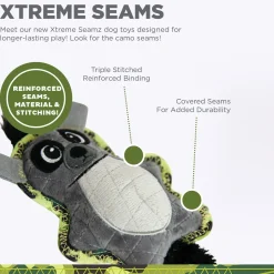 Outward Hound Xtreme Seamz Squeaker Dog Toy - Lemur Clearance