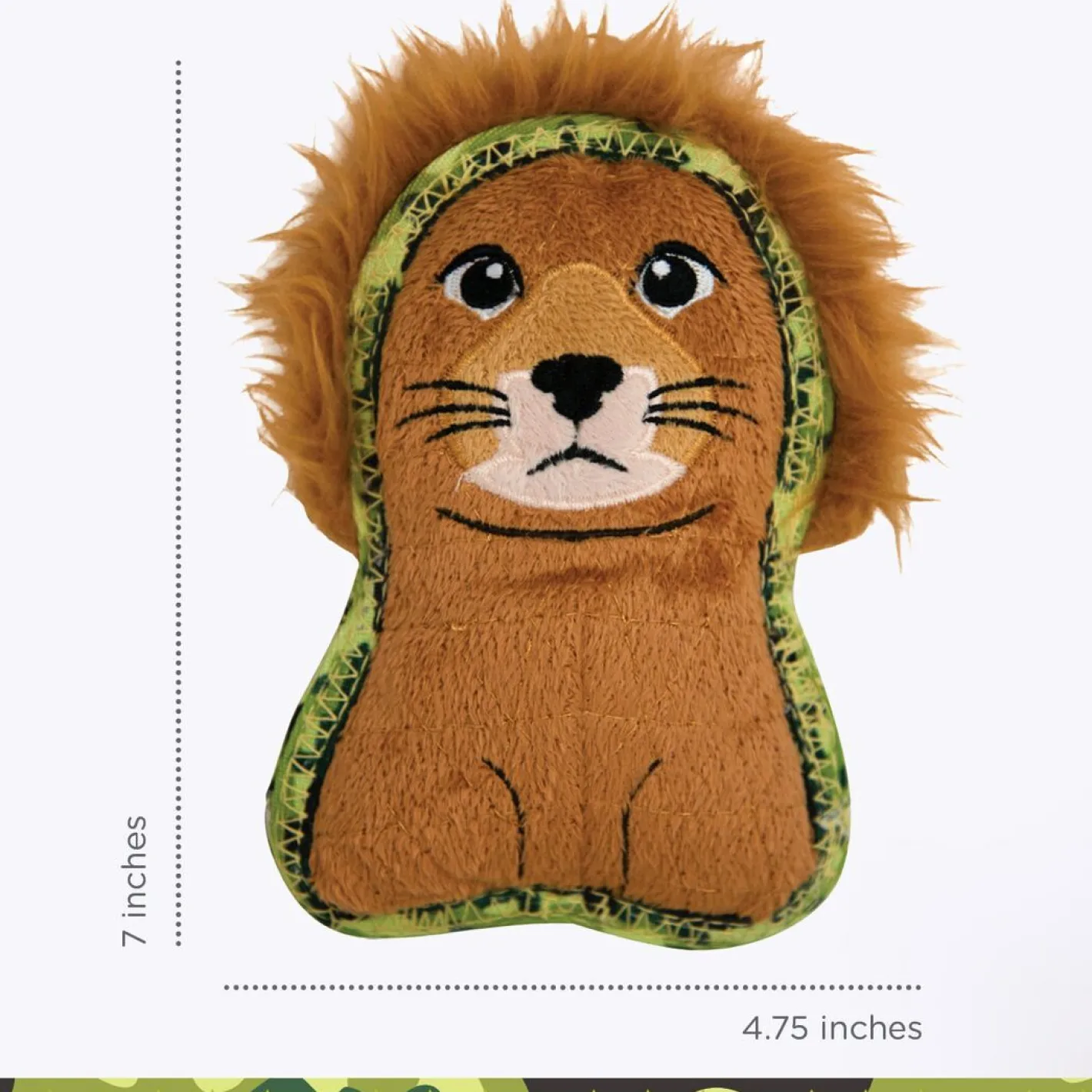 Outward Hound Xtreme Seamz Squeaker Dog Toy - Lion Online