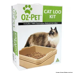 Oz Pet Cat Litter System - Sifter Set with Bonus Litter & Scoop - Charcoal Outlet
