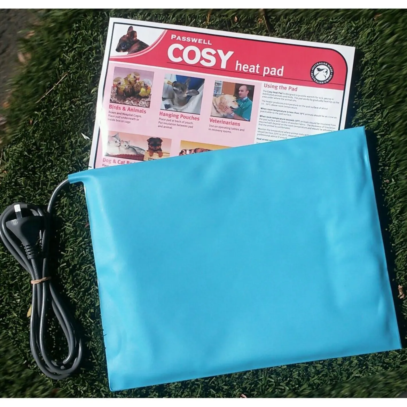 Passwell Cosy Heat Mat Low Voltage Heat Pad for Pets - 26cm x 36cm Sale