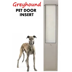 Patiolink Sliding Door Greyhound Door Panel Insert & Flap includes Locking Bracket for Doors up to 2.1m Sale