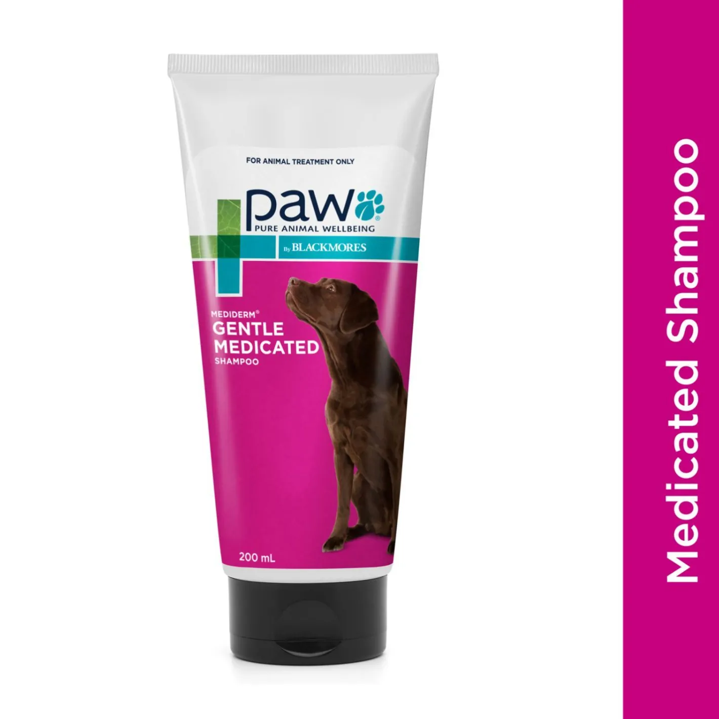 PAW by Blackmores MediDerm Gentle Medicated Shampoo for Dogs 200ml/500ml Clearance