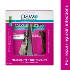 PAW by Blackmores 200ml Mediderm Shampoo & 200ml Nutriderm Conditioner pack Fashion
