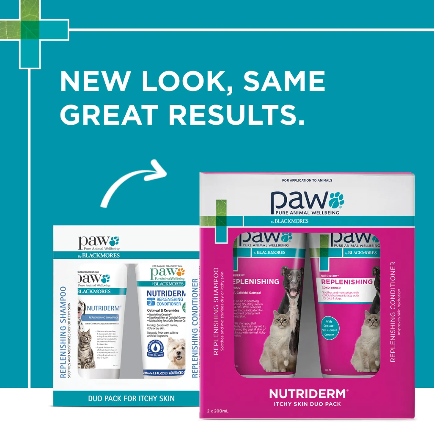 PAW by Blackmores Nutriderm 200ml Shampoo and 200ml Conditioner Duo Pack Discount
