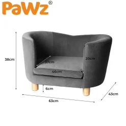 iDS PaWz Luxury Elevated Sofa Anti-slip Raised Dog Cat Beds Couch Kitten Lounge Sale