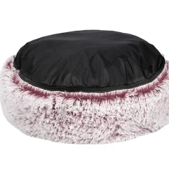 iDS Pet Bed Cat Dog Donut Nest Calming Mat Soft Plush Kennel - Pink Outlet