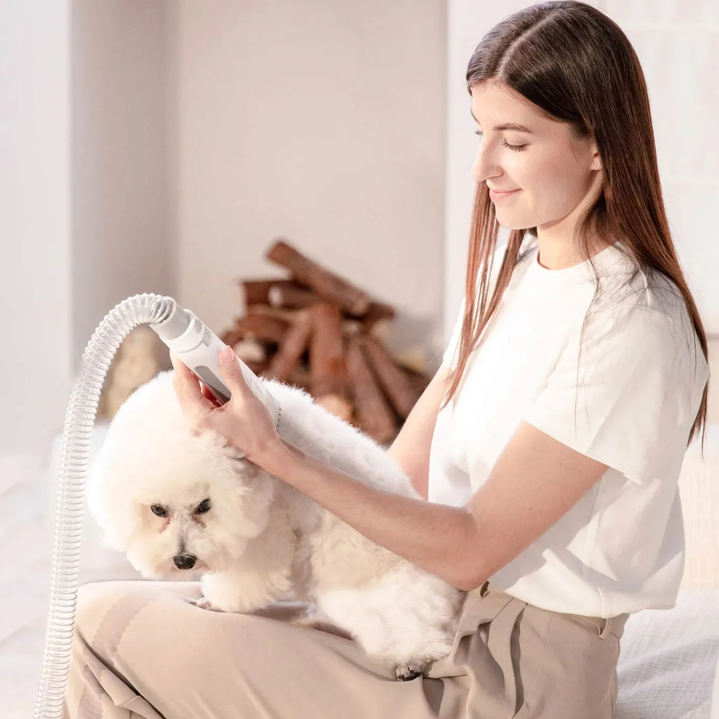 Petkit AirClipper 5-in-1 Pet Grooming Kit - Brushing, Trimming and Vacuum New