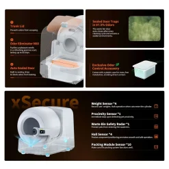Petkit Purobot Ultra AI-Powered Self-cleaning Cat Litter Box Hot