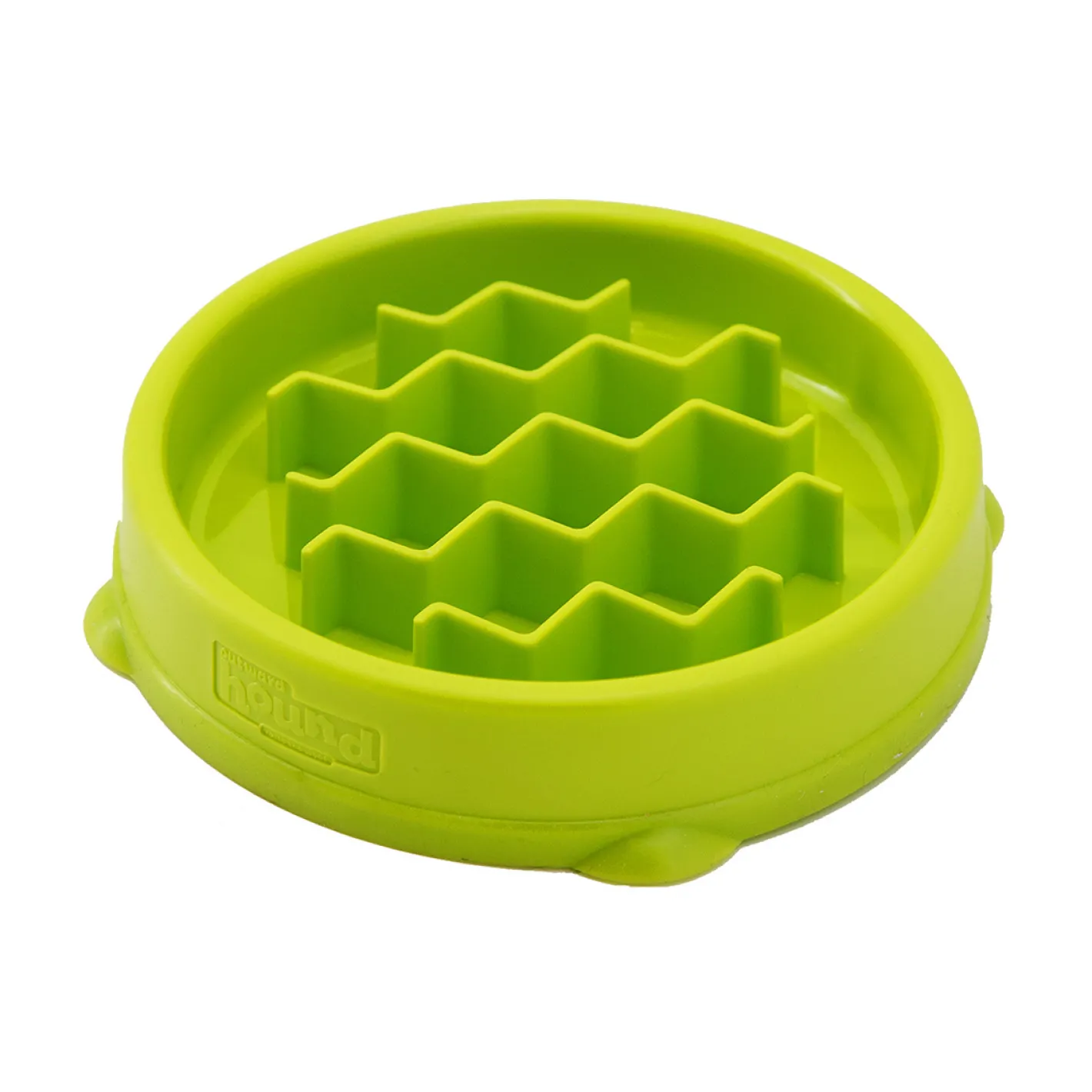 Petstages Cat Fun Feeder Green Wave Slow Food Bowl for Cats - Green Clearance