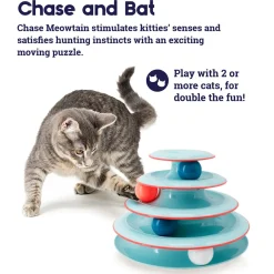 Petstages Chase Meowtain Interactive Cat Puzzle Toy Clearance