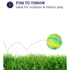 Petstages Grunt N Punt Tennis Ball Fetch Dog Toy Fashion