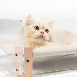 Pidan Sound Sleep Modern Hammock-Style Cat Bed with Bonus Scratch Pad Fashion