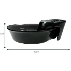 Pioneer Pet Pioneer Big Max Ceramic Pet Drinking Fountain 3.7 litres - Black Discount