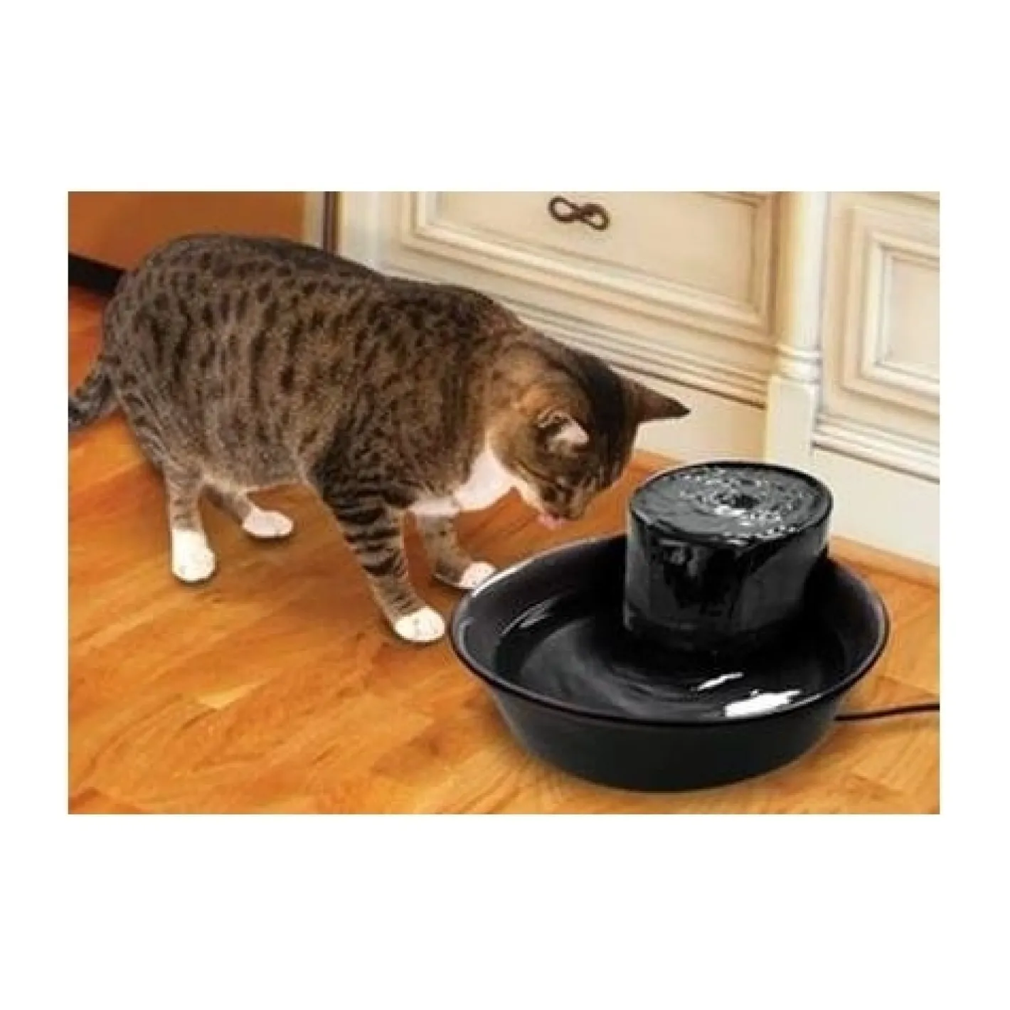 Pioneer Pet Pioneer Big Max Ceramic Pet Drinking Fountain 3.7 litres - Black Discount