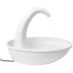 Pioneer Pet "Swan" Large Capacity Charcoal Filtered Plastic Water Fountain 2.3 Litres Discount