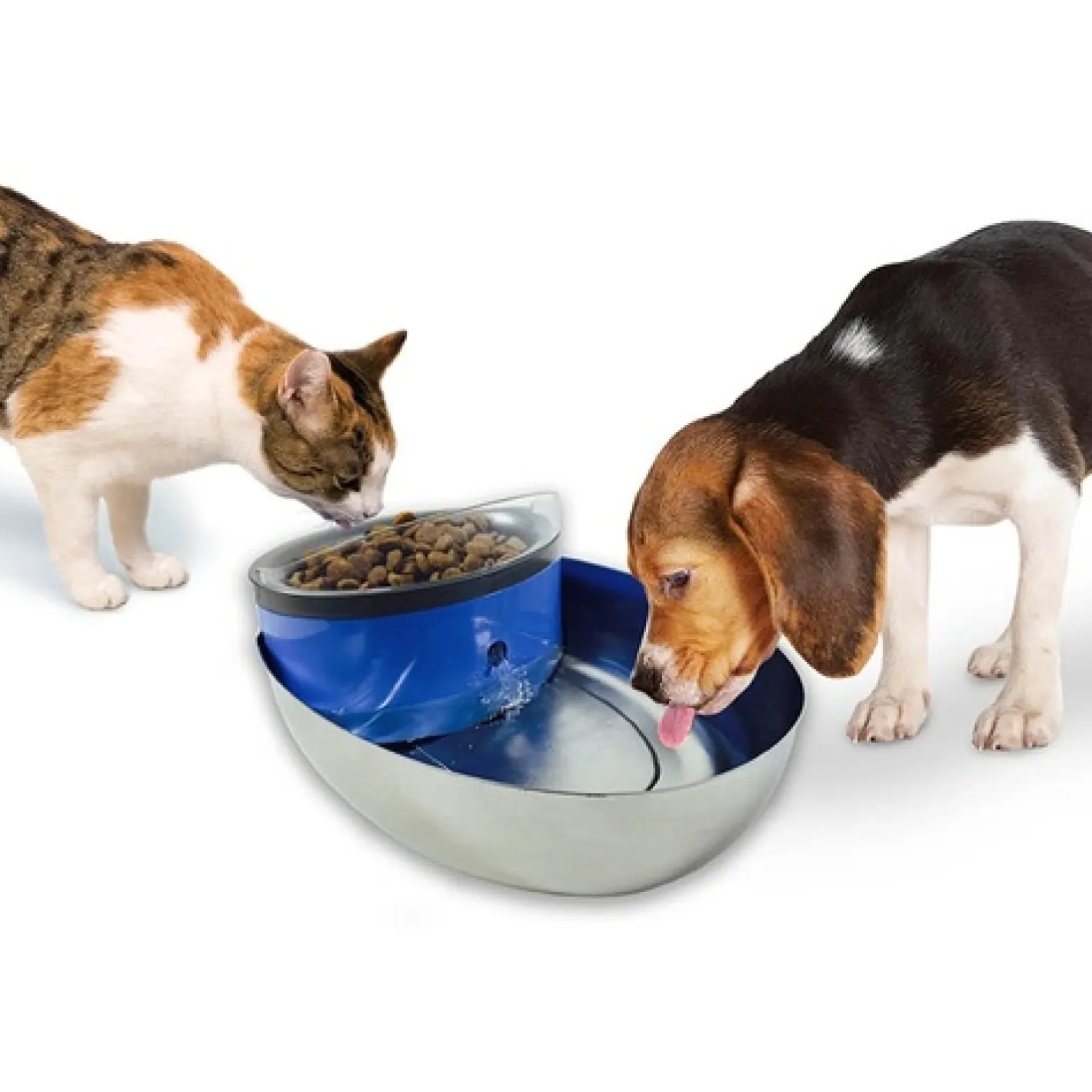Pioneer Pet Water Food Bowl & Cat and Dog Drinking Fountain 1.18 Litres New