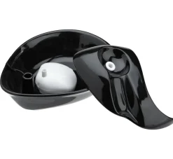 Pioneer Pet Pioneer Raindrop Ceramic Pet Drinking Fountain 1.7 litre - Black Hot