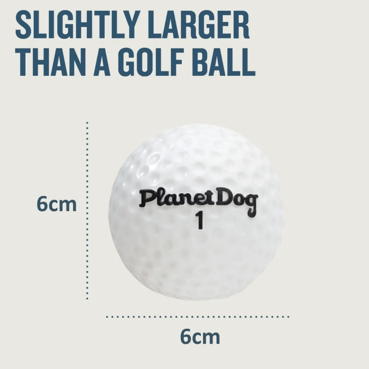 Planet Dog Durable Treat Dispensing & Fetch Dog Toy - Golfball Online