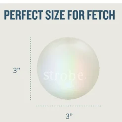 Planet Dog Orbee-Tuff Flashing Strobe Ball Dog Toy - Glow in the Dark Best