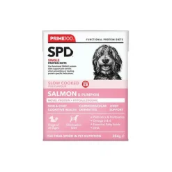 Prime100 SPD Slow Cooked Dog Food Single Protein Salmon & Pumpkin 12 x 354g Outlet