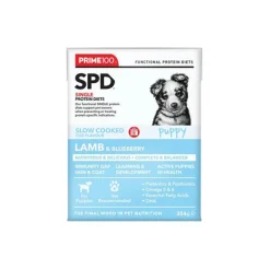 Prime100 SPD Slow Cooked Puppy Food Single Protein Lamb & Blueberry 12 x 354g Online