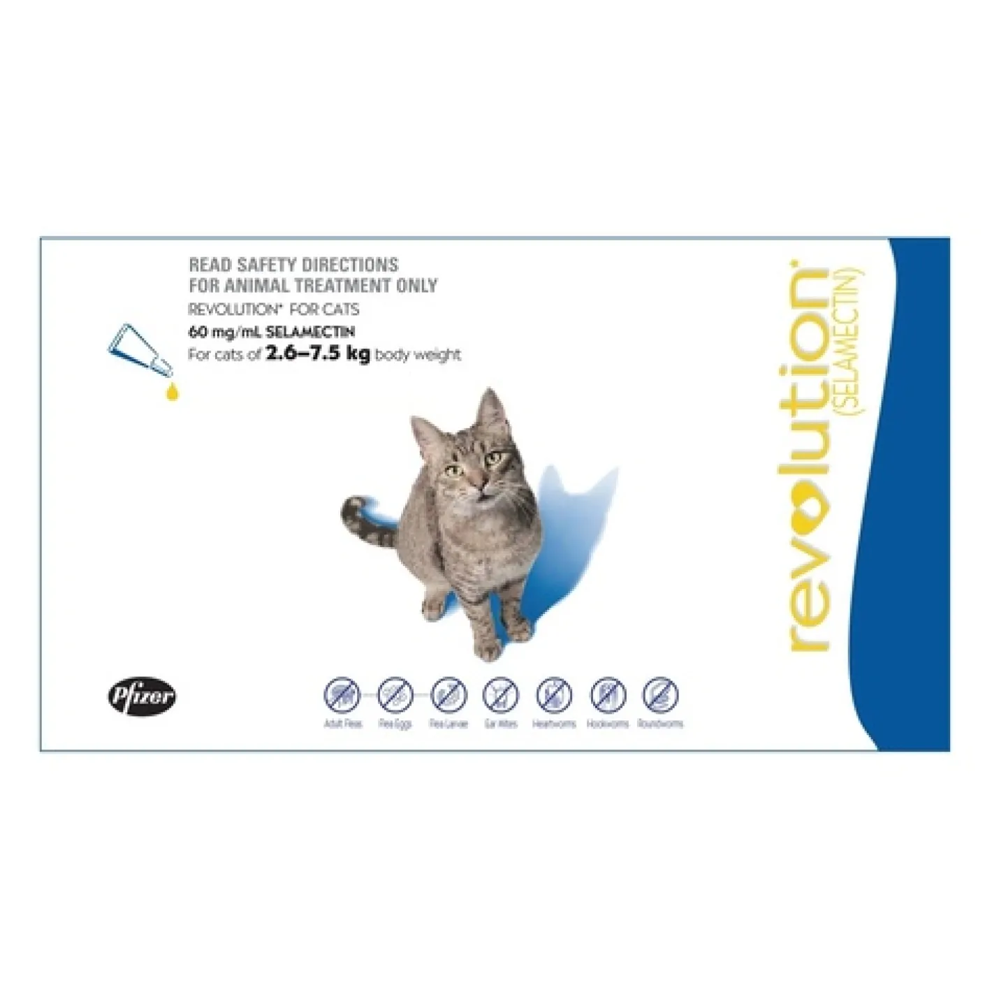 Revolution Flea, Intestinal Worm & Heartworm Control for Cats & Kittens Hot