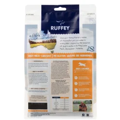 Ruffey Air-Dried Australian Dog Food & Meal Topper - Beef & Salmon 454g - Natural, Healthy Food for Dogs New