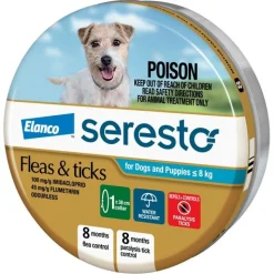 Seresto Flea & Tick Collar (lasts up to 8 months) - Dogs Under 8kg Sale