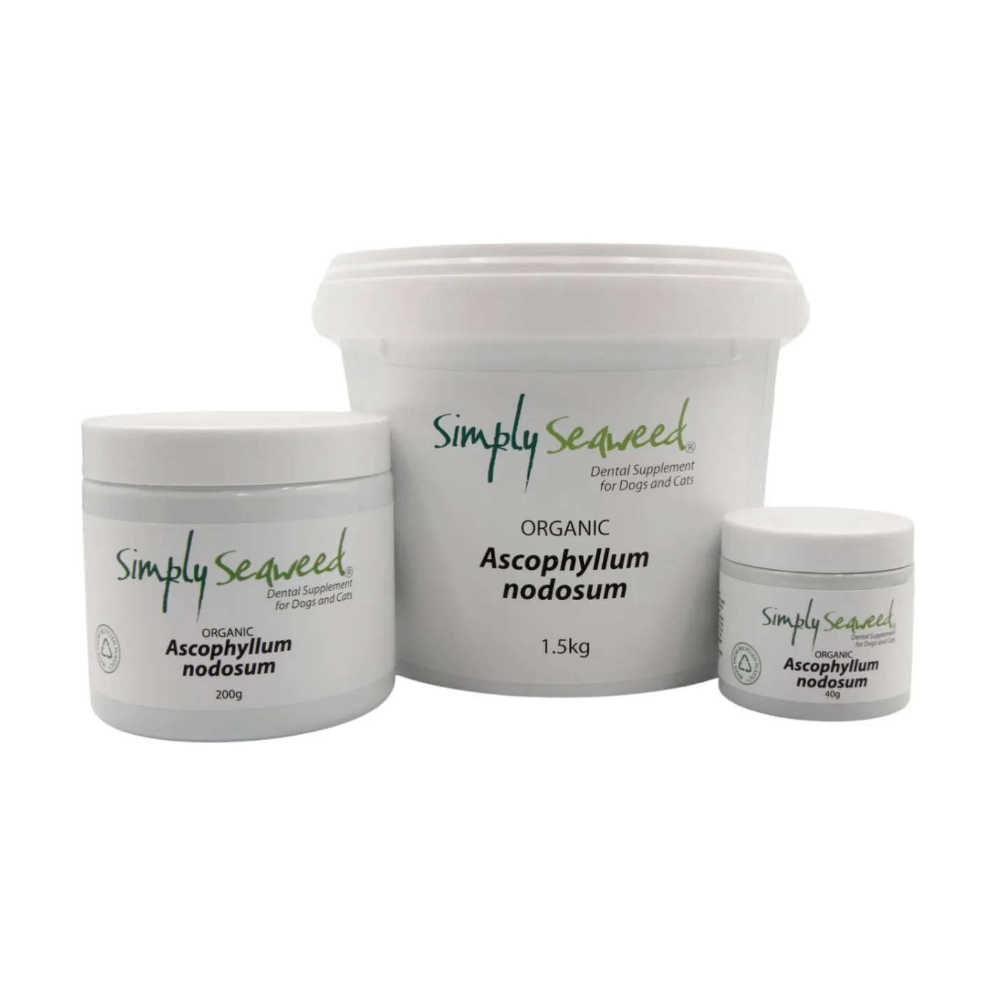Simply Seaweed Natural Dental Health Care for Cats & Dogs 40g/200g Hot