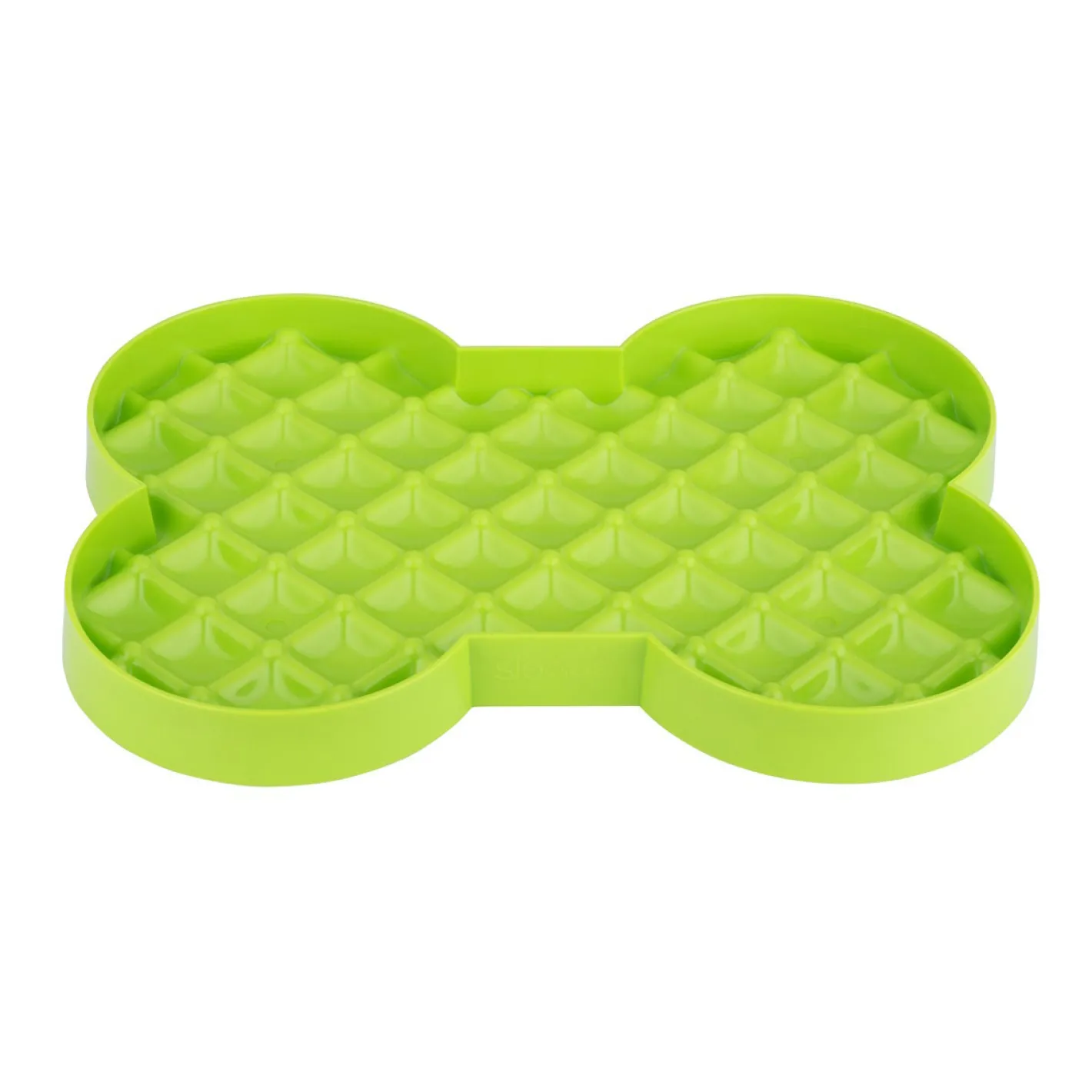 Lickimat SloDog No Gulp Bone-Shaped Slow Food Bowl for Dogs New