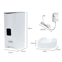 iDS Smart Pet Feeder Camera Dog Cat Automatic Food Dispenser Portable Remote Bowl Discount