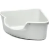 SmartCat Corner Cat Litter Box with Tall SIdes - Gray Clearance