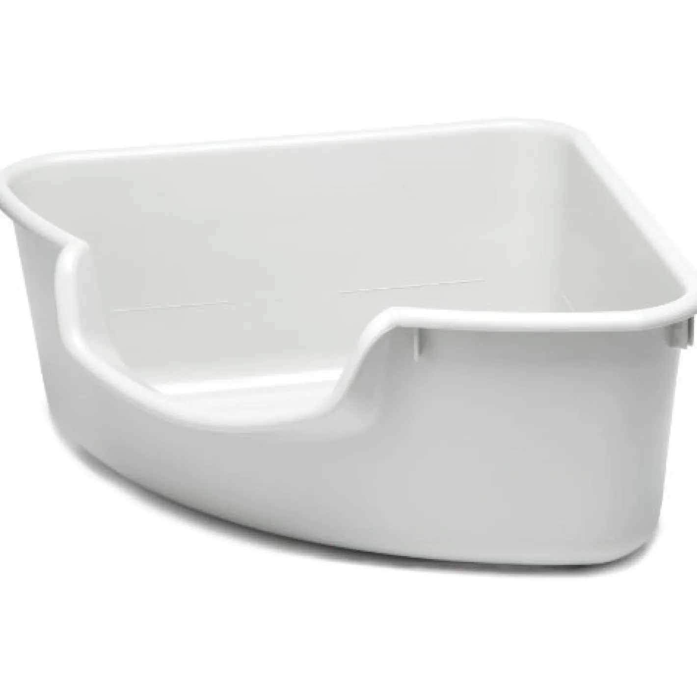 SmartCat Corner Cat Litter Box with Tall SIdes - Gray Clearance