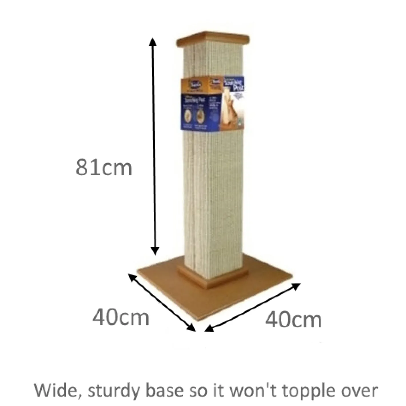 SmartCat Ultimate Heavy-Duty Sisal Cat Scratch Post Hot