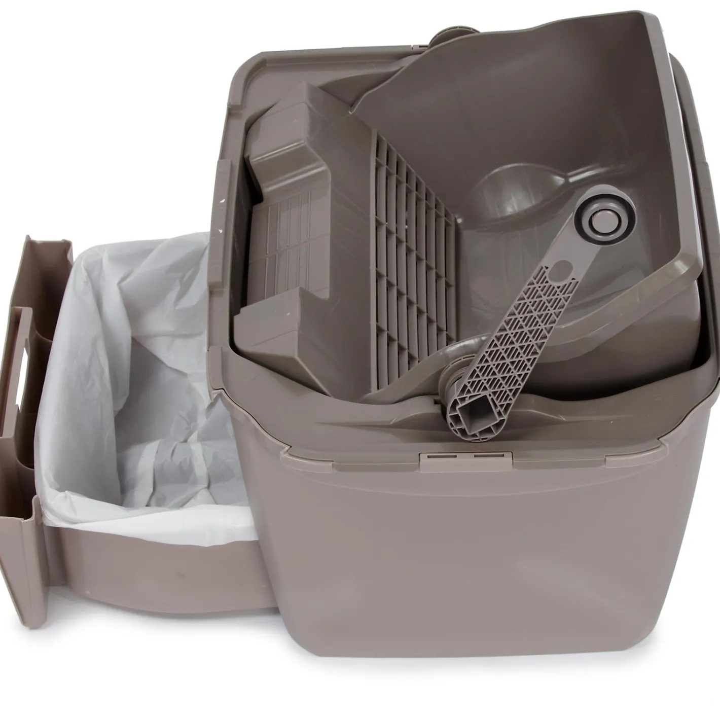 Catit Smartsift Enclosed Semi-Automatic Cat Litter Sifter with Sift Lever Fashion
