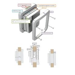 Sure Petcare Sureflap Microchip Connect Pet Door (Large) & Connect Wifi Hub Option Discount