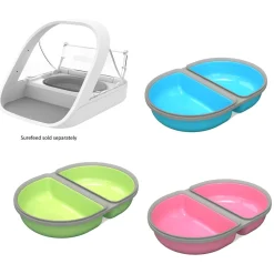 Sure Petcare Surefeed Feeder Split Bowl for Microchip & Motion-Activated Feeders - Pack of 2 New