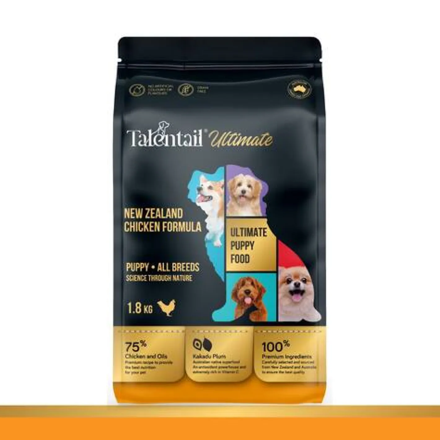 Talentail Ultimate NZ Chicken with Kakadu Plum Puppy Food 1.8kg Sale