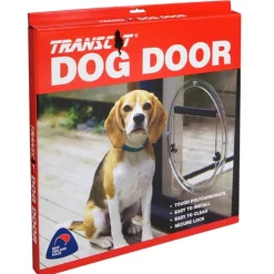 Transcat Large Pet Door for Cats & Small-Med Dogs - For Installation in Glass Doors & Windows Sale