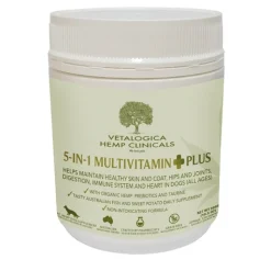 Vetalogica Hemp Clinicals 5-In-1 Multivitamin Plus Dog Supplement 300g Hot