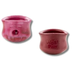 West Paw Toppl Treat Dispensing Wobbling Dog Toy & Food Bowl - Holiday Colours New