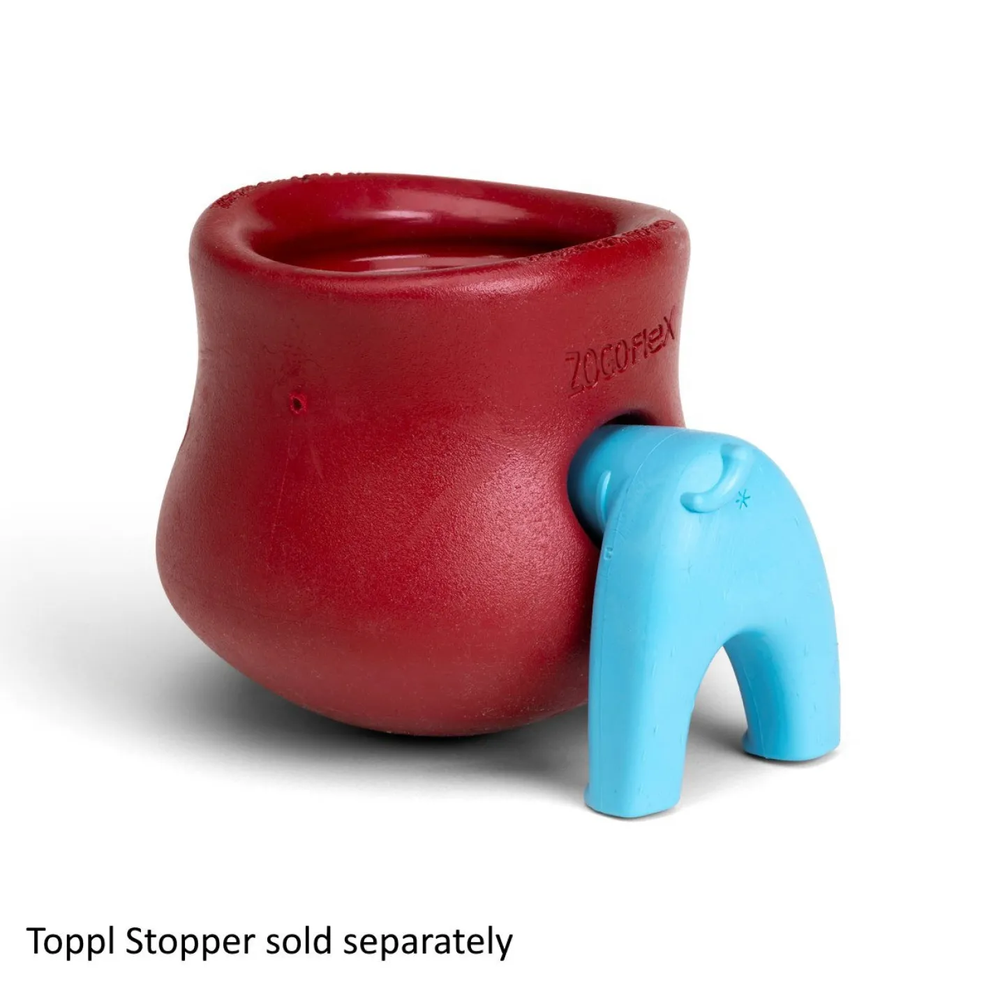 West Paw Toppl Treat Dispensing Wobbling Dog Toy & Food Bowl - Holiday Colours New