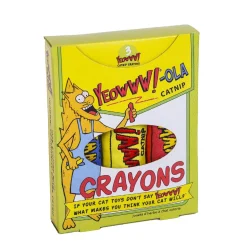 Yeowww ! Cat Toys with Pure American Catnip - !-ola Crayon New