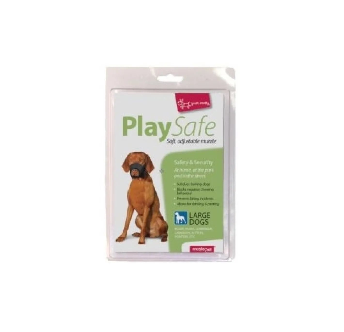 Yours Droolley Yours Droolly "Play Safe" Soft Dog Muzzle New