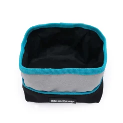 Zippy Paws Adventure Bowl On-the-Go Food & Water Bowl in Teal or Pink Trim Best