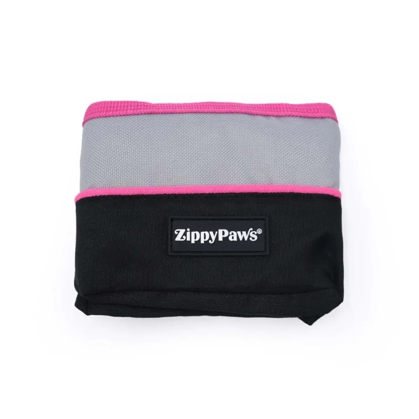 Zippy Paws Adventure Bowl On-the-Go Food & Water Bowl in Teal or Pink Trim Best