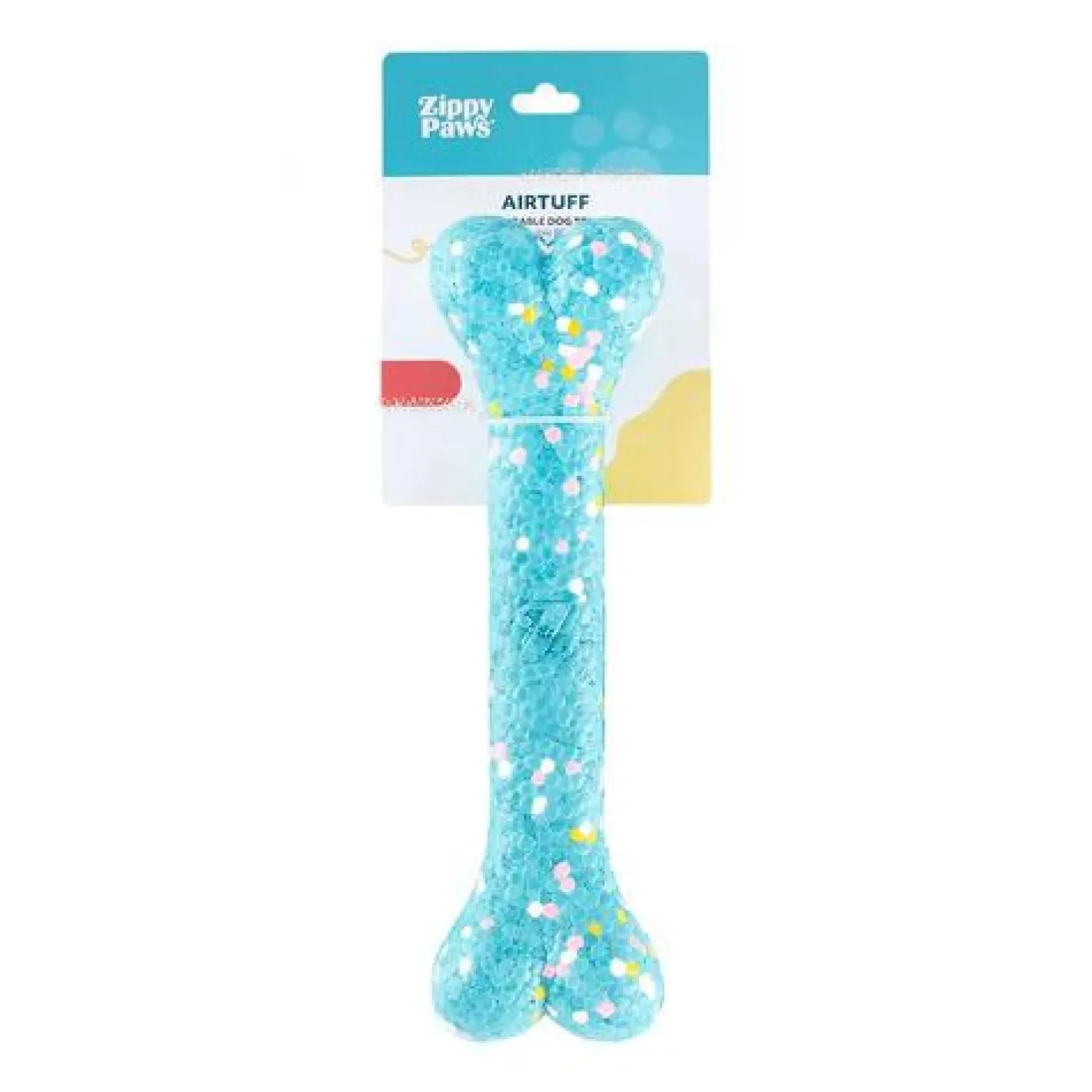 Zippy Paws AirTuff Puncture Resistant Floating Dog Toy - Bone Best